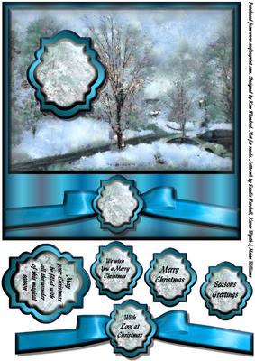 Winter Wonderland 2 - 8x8 Quick Card