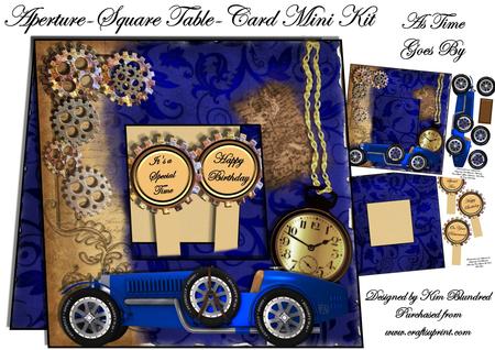 Aperture-square Table-card Mini Kit - as Time Goes By