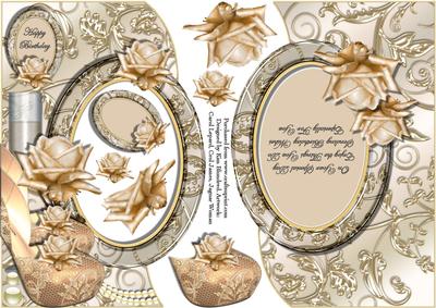 Perfect Pearls - Shaped Topper, Insert & Decoupage