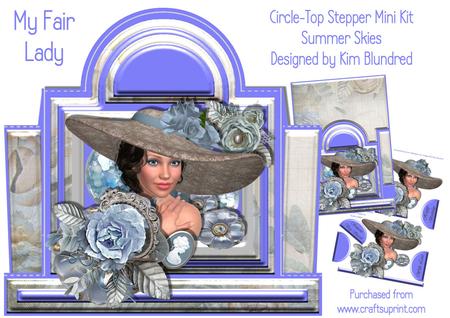My Fair Lady - Circle-top Stepper Mini Kit - Summer Skies