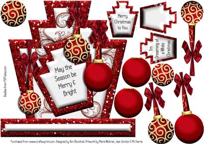 Deco Style Topper Bauble & Flourish Delight
