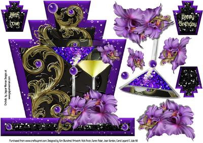 Deco Style Topper Decadent Sophistication