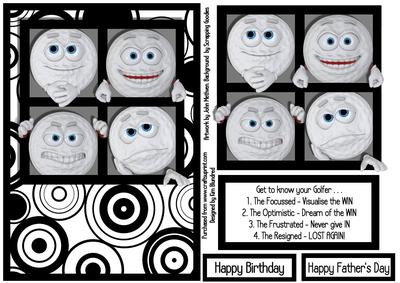 Get to Know Your Golfer A5 Novelty Card