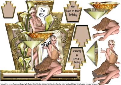 Deco Style Topper - Putting on the Ritz