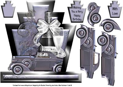 Deco Style Topper - Rolling in It