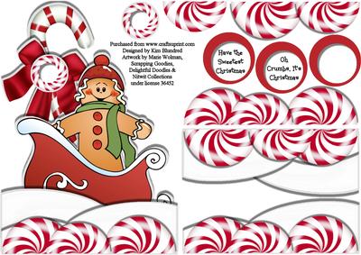 Have the Sweetest Christmas - Shaped Card Front