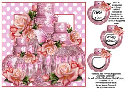 Graduated Perfume Bottles - Quick Topper