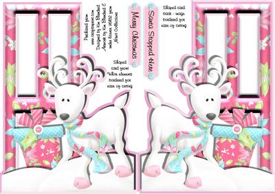 Christmas Deco Door Deer Little One