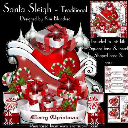Santa Sleigh - Traditional