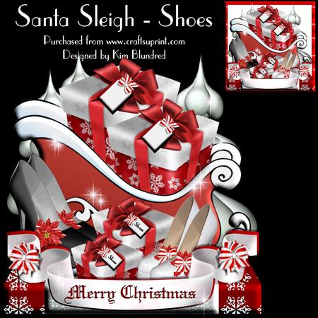 Santa Sleigh - Shoes