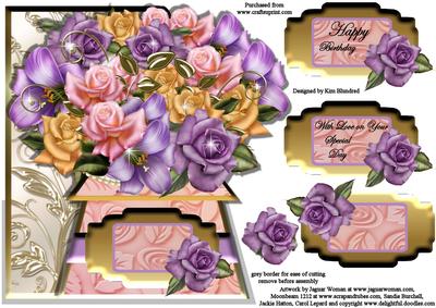 Hand-tied Bouquet - Spring Blooms - Over the Edge