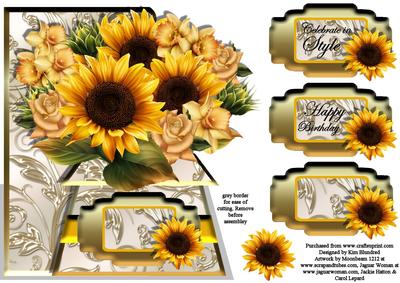 Hand-tied Bouquet - Sunshine Selection - Over the Edge