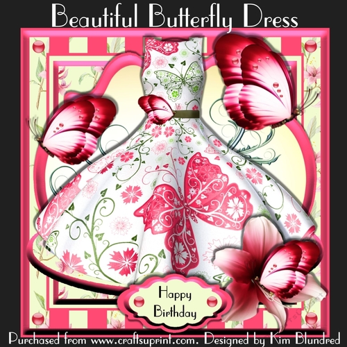 Beautiful Butterfly Dress - 1