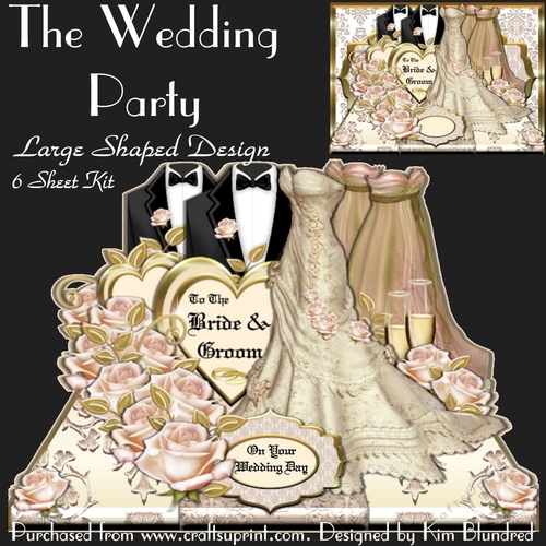 The Wedding Party - Large shaped design