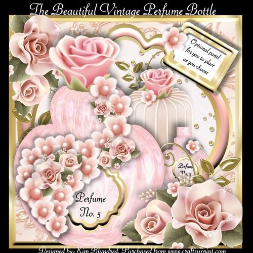 The Beautiful Vintage Perfume Bottle