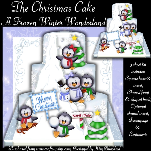The Christmas Cake - A Frozen Winter Wonderland