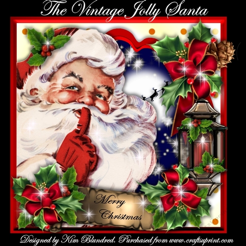 The Vintage Jolly Santa