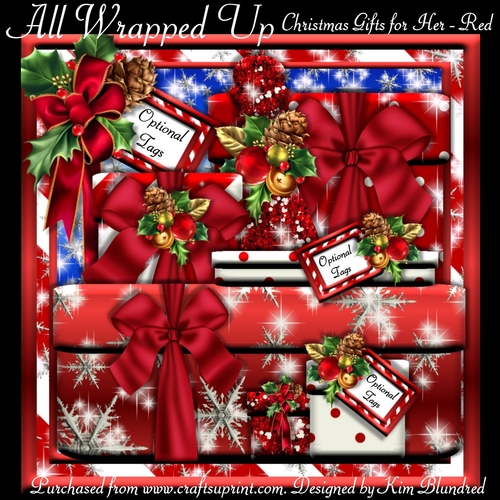 All Wrapped Up - Christmas Gifts for Her - Red