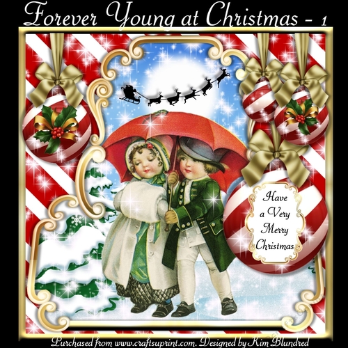 Forever Young at Christmas - Ornate Frame