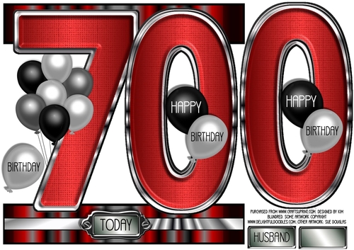 I Card Front Age 70 Male - Red