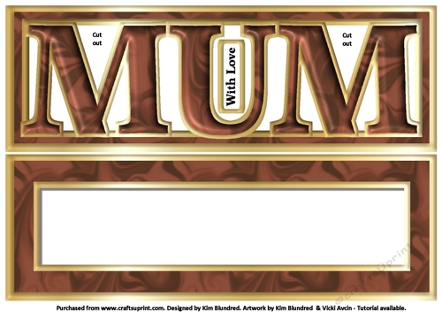 MUM - Large Letter - Large DL - Simply Chocolate