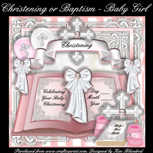 Christening or Baptism - Baby Girl