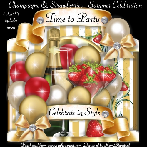 Champagne & Strawberries - Summer Celebration