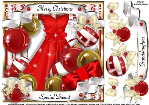 That Beautiful Christmas Dress - Quick Topper