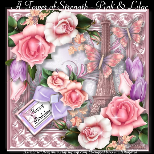 A Tower of Strength - Pink & Lilac