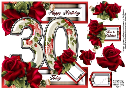 Special Ages Floral - 30 Today