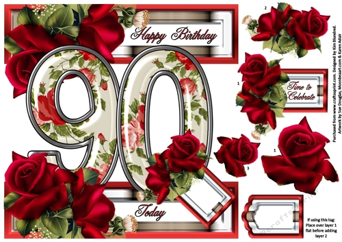 Special Ages Floral - 90 Today