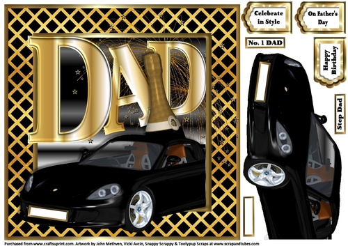 Special Celebration Sports Car - DAD
