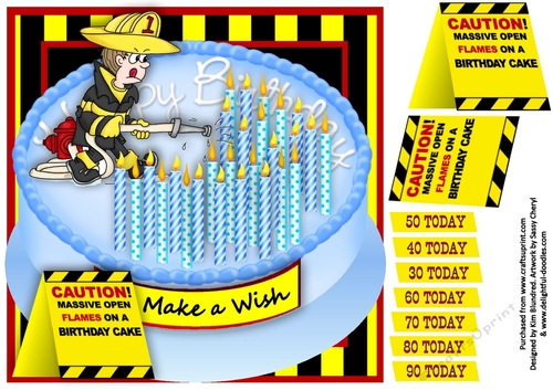 Call in the Professionals - Blue - Novelty card front