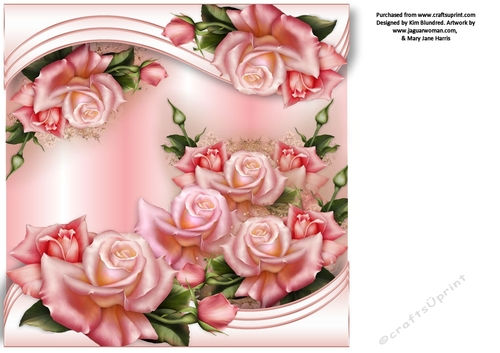 Special Birthday Roses & Cupcakes - Background