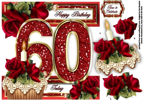 Special Ages Cupcakes and Sparkle - 60 Today