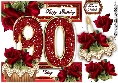 Special Ages Cupcakes and Sparkle - 90 Today
