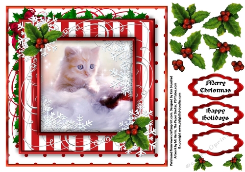 Cute Christmas Toppers 1 - Christmas is Coming