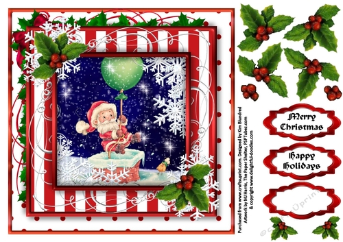 Cute Christmas Toppers 1 - Im Going In