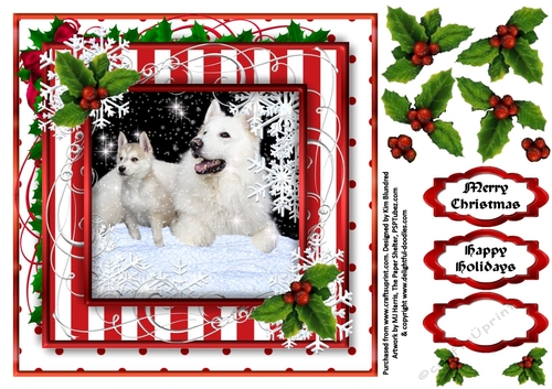 Cute Christmas Toppers 1 - On the Nice List