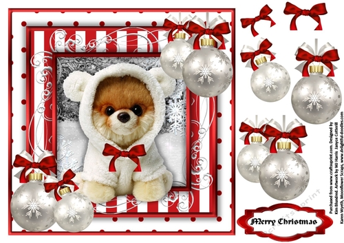 Cute Christmas Topper - All Wrapped Up