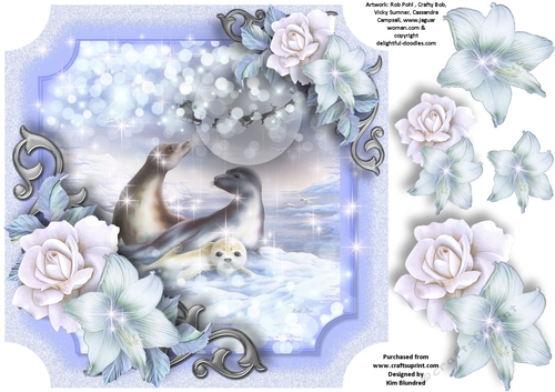 Frozen Land - Seal Family
