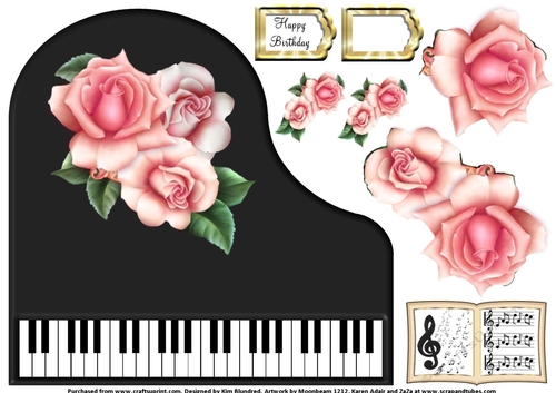 Baby Grand Piano - Black 2