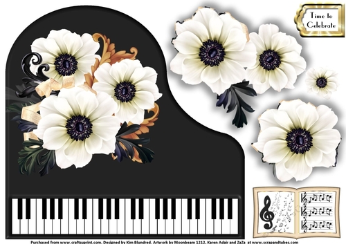 Baby Grand Piano - Black 15 - Classic
