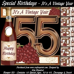 Special Ages - Its a Vintage Year - Bumper Kit