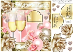 Dewdrops on Roses - Champagne
