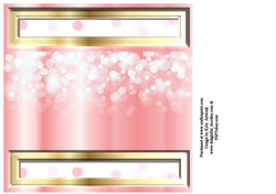 Birthday Celebration Pink & Gold Background 2