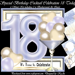 Special Birthday Cocktail Celebration 18 Today