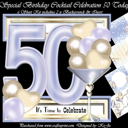 Special Birthday Cocktail Celebration 50 Today