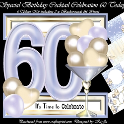 Special Birthday Cocktail Celebration 60 Today