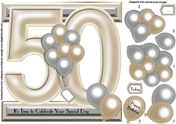 50th Birthday Balloons